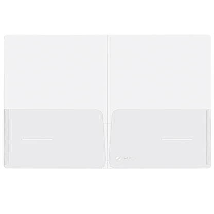Cartella con doppia tasca Full - A4 - PP - trasparente - King Mec