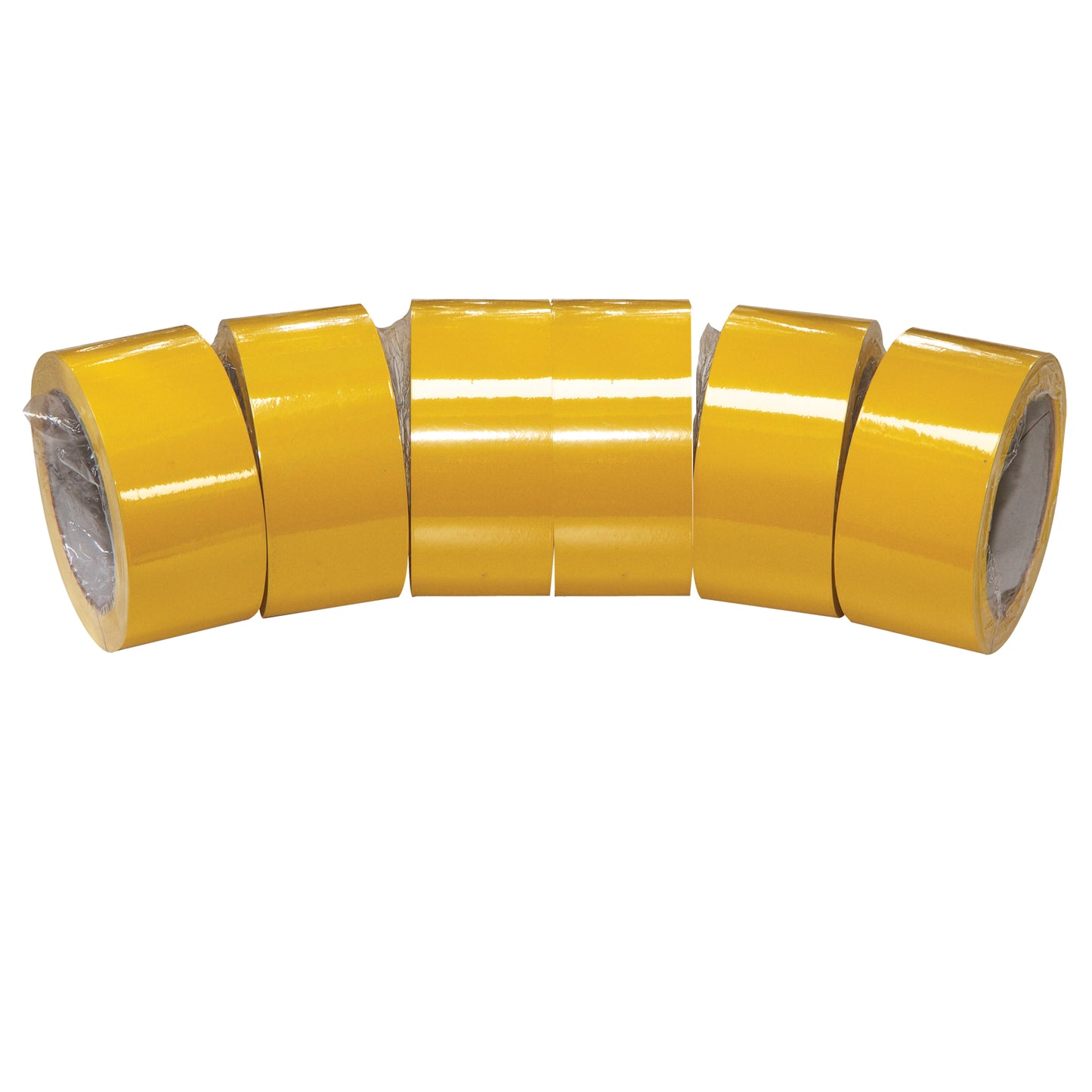 Nastro adesivo 350 - 5 cm x 66 m - PVC - giallo - Eurocel