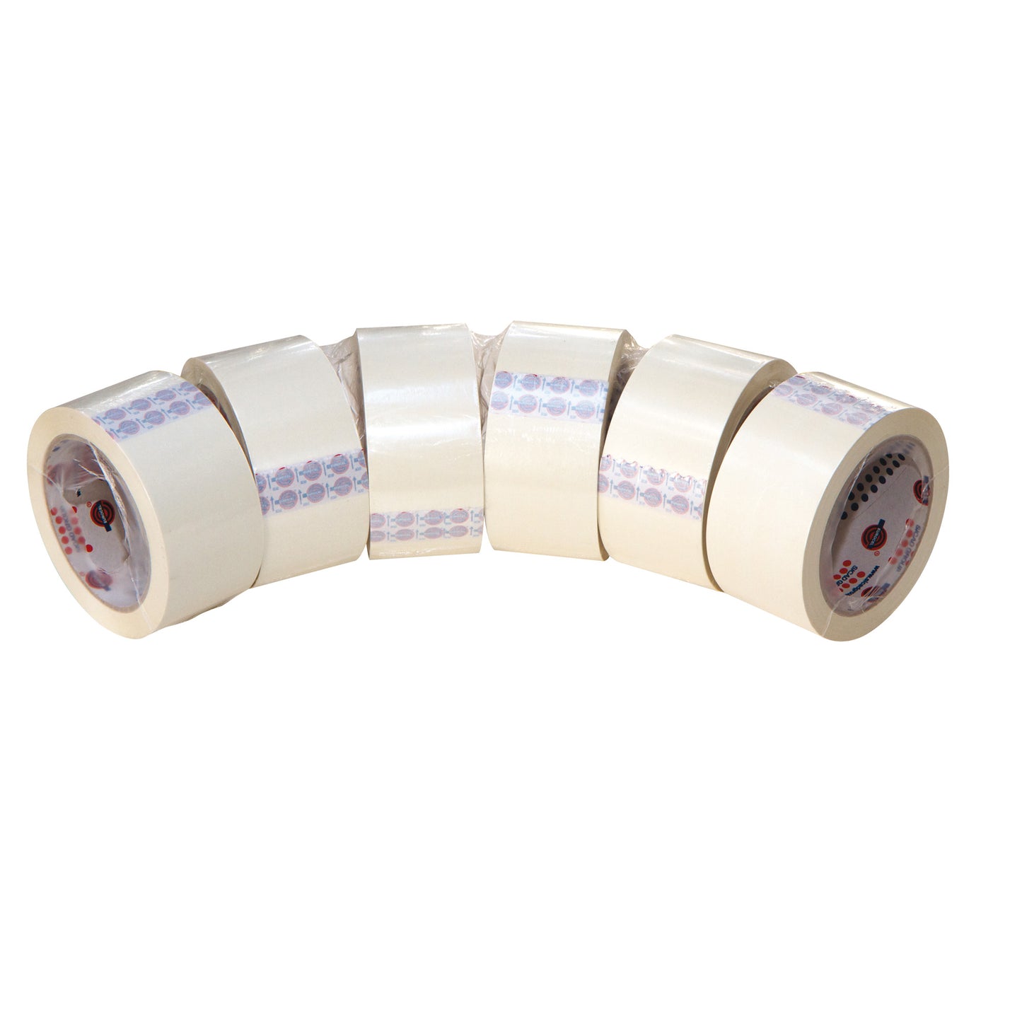 Nastro adesivo 330 - 5 cm x 66 m - PVC - bianco - Eurocel
