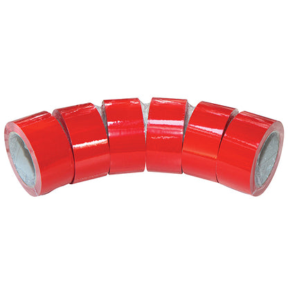 Nastro adesivo 350 - 5 cm x 66 m - PVC - rosso - Eurocel