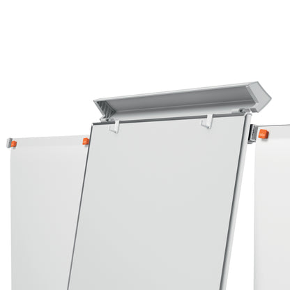 Lavagna portablocco Classic con cavalletto - 100 x 68,5 cm - bracci estensibili - bianco - Nobo