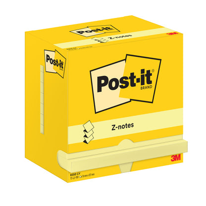 Blocco Post-it Super Sticky Z Notes - R350 - 76 x 127 mm - giallo Canary - 100 fogli - Post-it