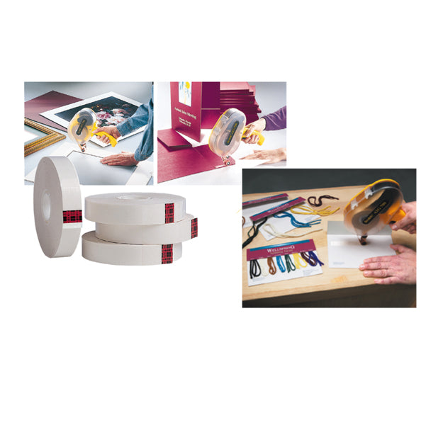 Nastro biadesivo per dispenser ATG - senza supporto - 19 mm x 33 m - trasparente - Scotch