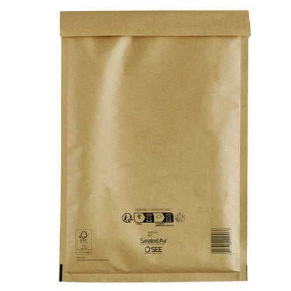 Busta imbottita Mail Lite Gold - J (30 x 44 cm) - avana - Sealed Air - conf. 10 pezzi