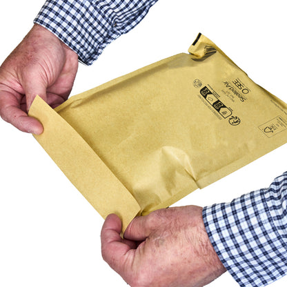 Busta imbottita Mail Lite Gold - K (35x47 cm) - avana - Sealed Air - conf. 10 pezzi
