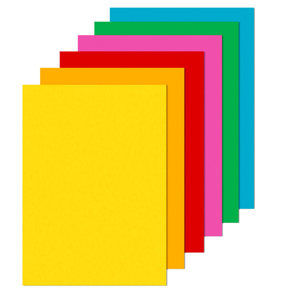 Carta Rismaluce - A4 - 140 gr - mix 6 colori - Favini - conf. 200 fogli