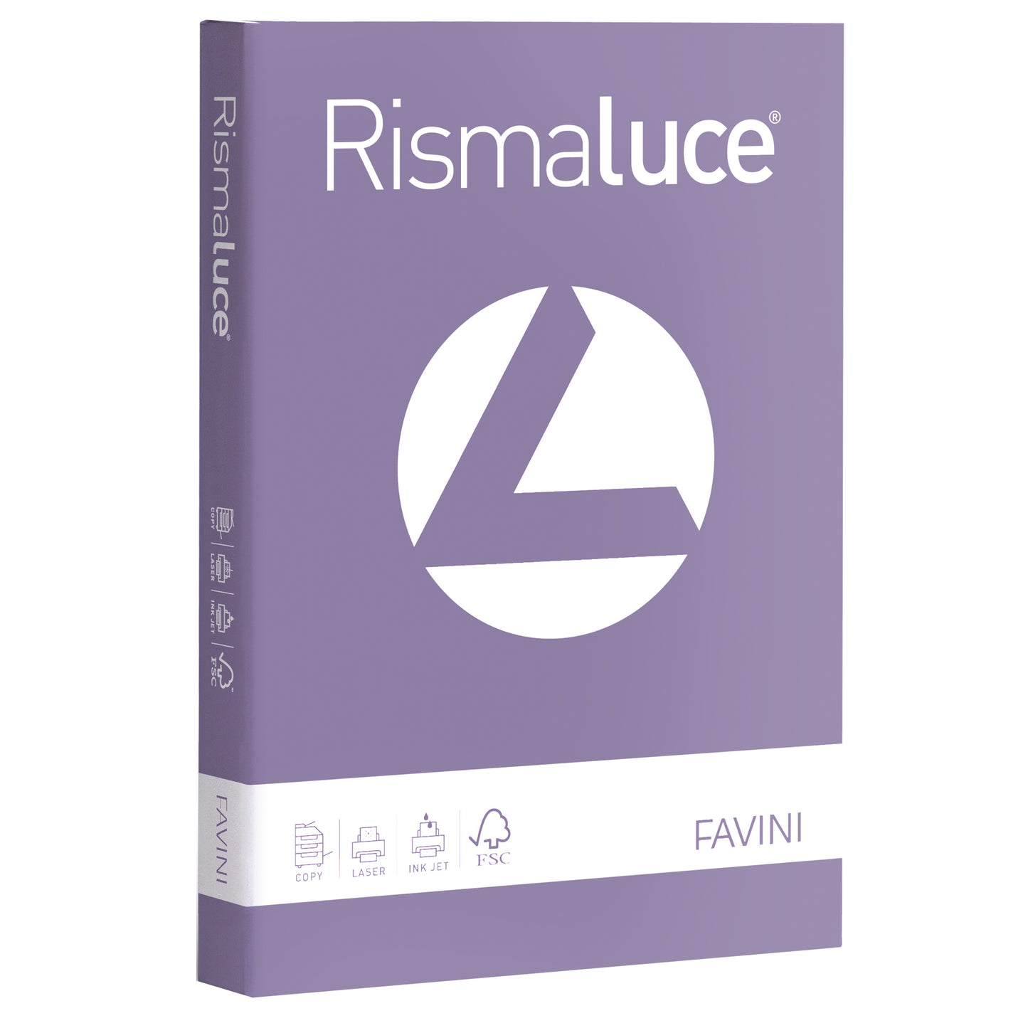 Carta Rismaluce - A4 - 200 gr - viola 49 - Favini - conf. 125 fogli