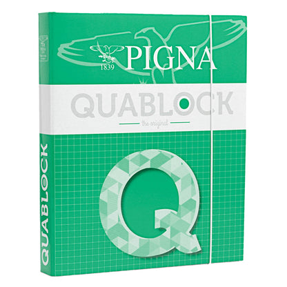 Raccoglitore Quablock - A4 - 4 anelli tondi 30 mm - dorso 4 cm - Pigna