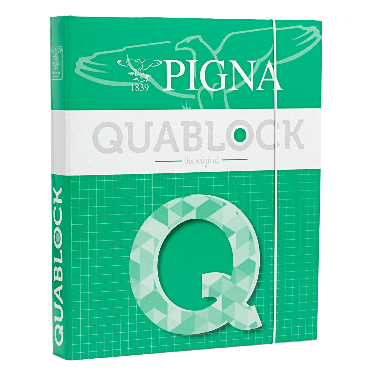 Raccoglitore Quablock - A4 - 4 anelli tondi 30 mm - dorso 4 cm - Pigna