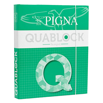 Raccoglitore Quablock - A4 - 4 anelli tondi 30 mm - dorso 4 cm - Pigna