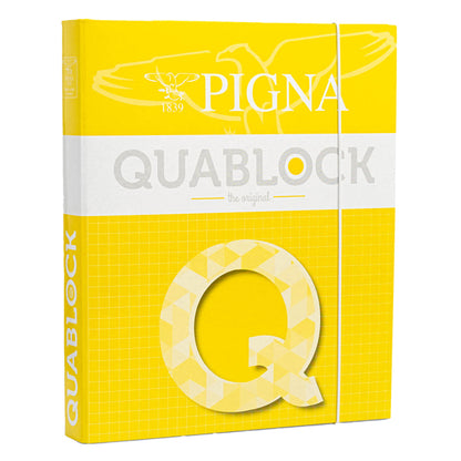 Raccoglitore Quablock - A4 - 4 anelli tondi 30 mm - dorso 4 cm - Pigna