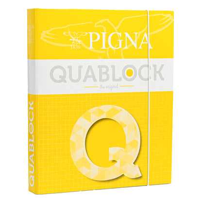 Raccoglitore Quablock - A4 - 4 anelli tondi 30 mm - dorso 4 cm - Pigna