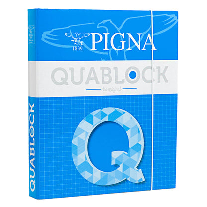 Raccoglitore Quablock - A4 - 4 anelli tondi 30 mm - dorso 4 cm - Pigna