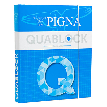 Raccoglitore Quablock - A4 - 4 anelli tondi 30 mm - dorso 4 cm - Pigna