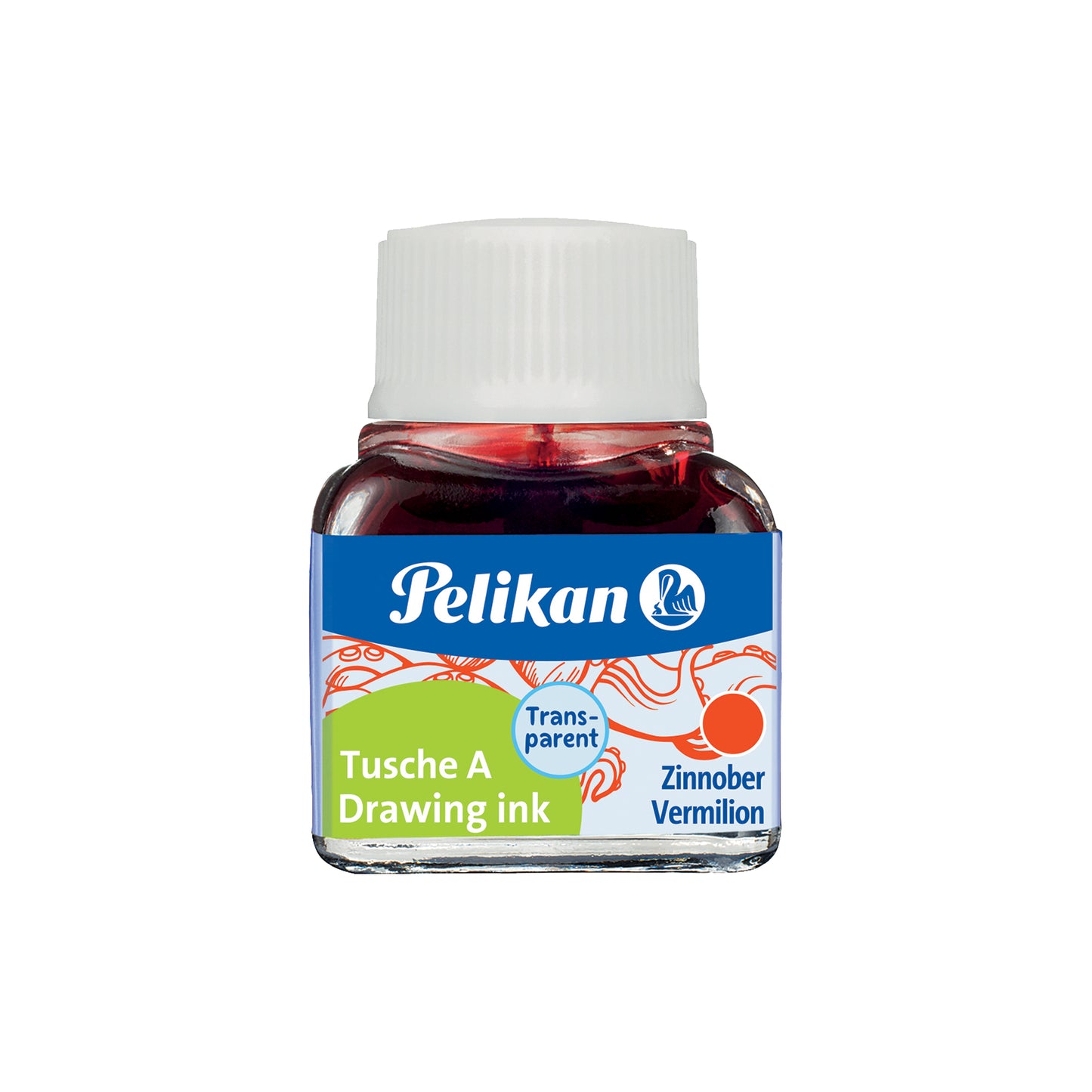 Inchiostro di china 523 - 10ml - vermiglione 3 - Pelikan