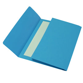 Cartelline a busta - 200 gr - 26 x 34 cm - cartoncino bristol - azzurro - Cartotecnica del Garda - conf. 25 pezzi