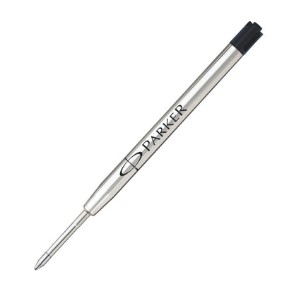 Refill sfera Quink standard  - punta large - metallo - nero - Parker