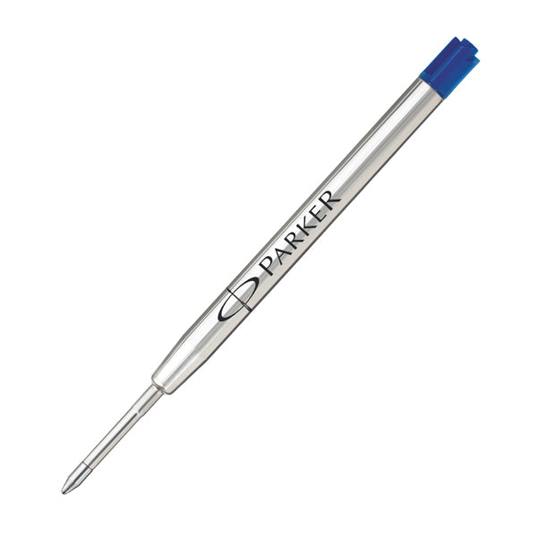 Refill sfera Quink standard - punta large - metallo - blu  - Parker