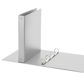 Raccoglitore Europa - 22 x 30 cm - 4 anelli tondi 30 mm - dorso 4 cm - grigio - Favorit