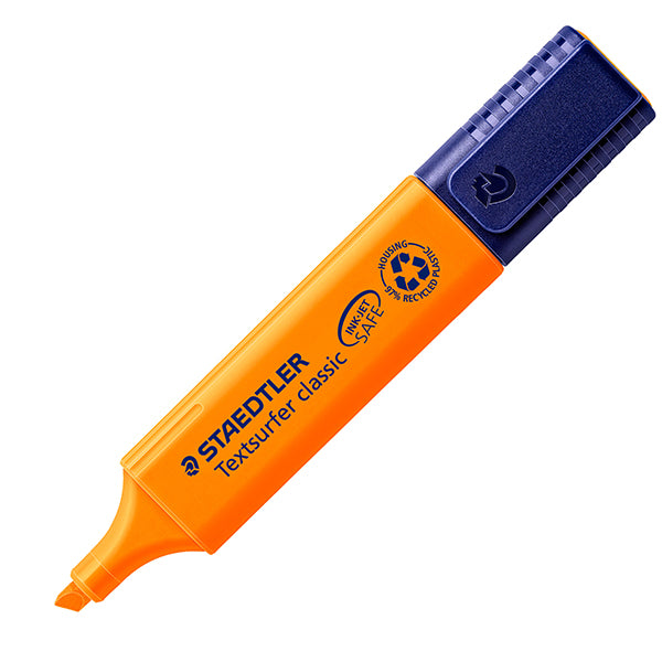 Evidenziatore Textsurfer Classic - punta a scalpello -  tratto 1,0mm-5,0mm - arancio  - Staedtler