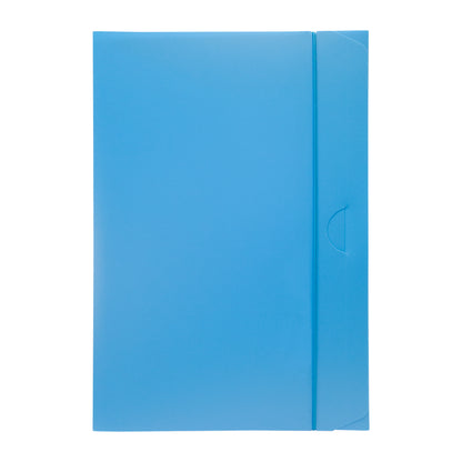 Cartella progetto con elastico - 24 x 35 cm - dorso 3 cm - azzurro - Fellowes