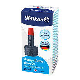 Inchiostro 4k per cuscinetti - senza olio - 28 ml - rosso - Pelikan