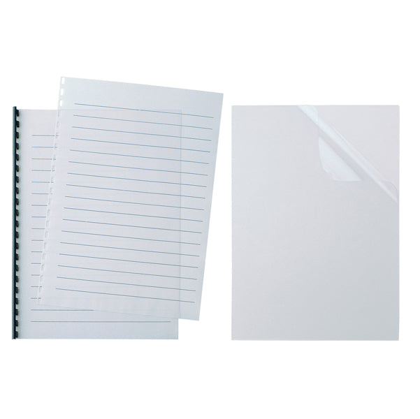 Copertine Video A4 R15 - PVC - 140 micron - neutro trasparente - Sei Rota - scatola 100 pezzi