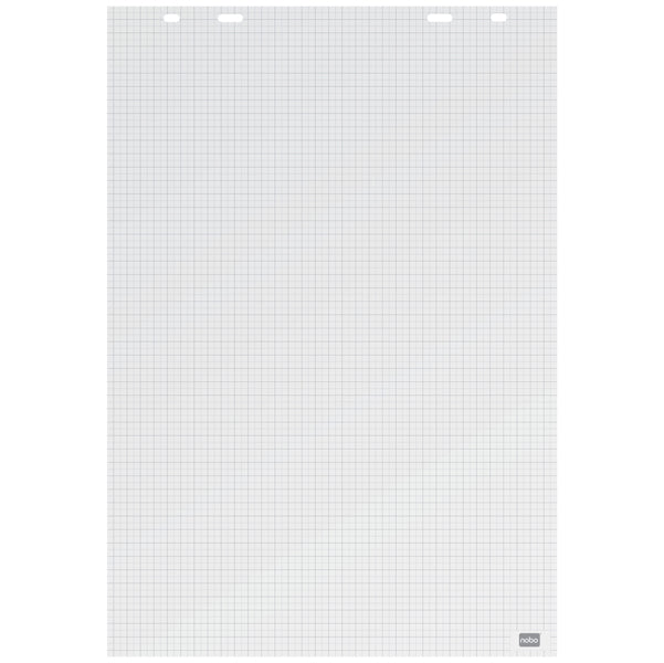 Blocco per lavagna - 20 fogli - 67 x 97 x 0,3 cm - quadretti 5 x 5 cm - Nobo