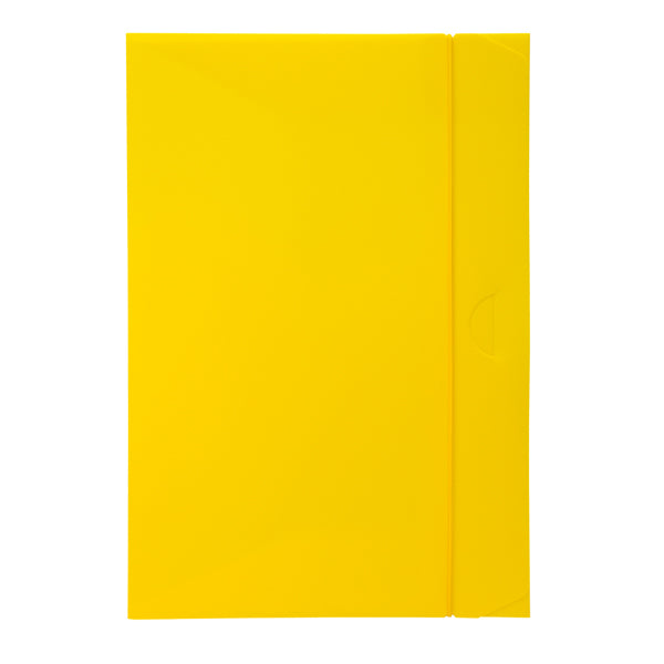 Cartella progetto con elastico - 24 x 35 cm - dorso 3 cm - giallo - Fellowes