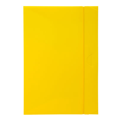 Cartella progetto con elastico - 24 x 35 cm - dorso 3 cm - giallo - Fellowes