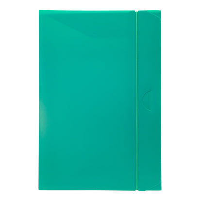 Cartella progetto con elastico - 24 x 35 cm - dorso 3 cm - verde - Fellowes