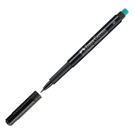 Pennarello Multimark universale permanente con gomma - punta superfine 0,4mm - nero  - Faber-Castell