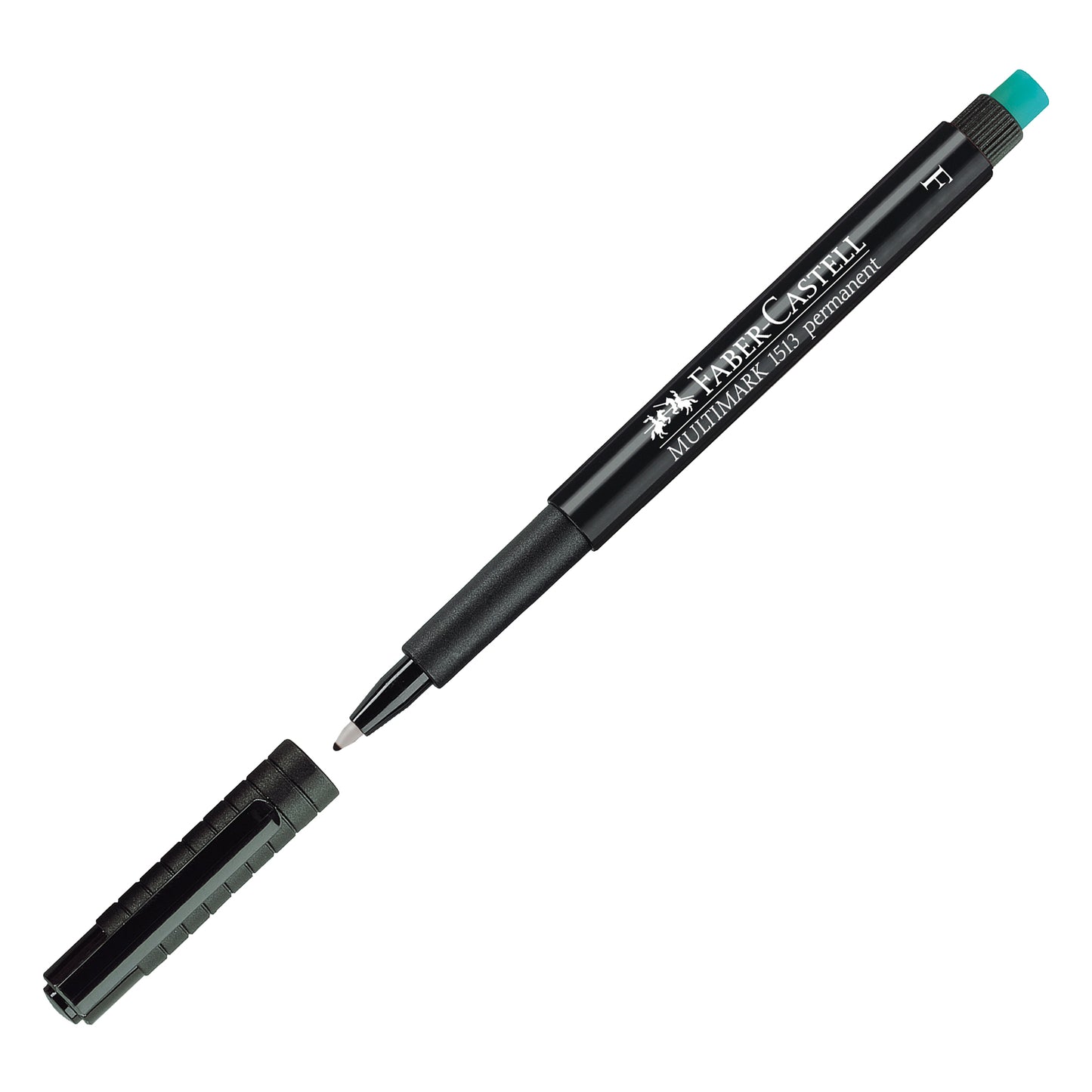 Pennarello Multimark universale permanente con gomma - punta fine 0,6 mm - astuccio 4 colori - Faber-Castell