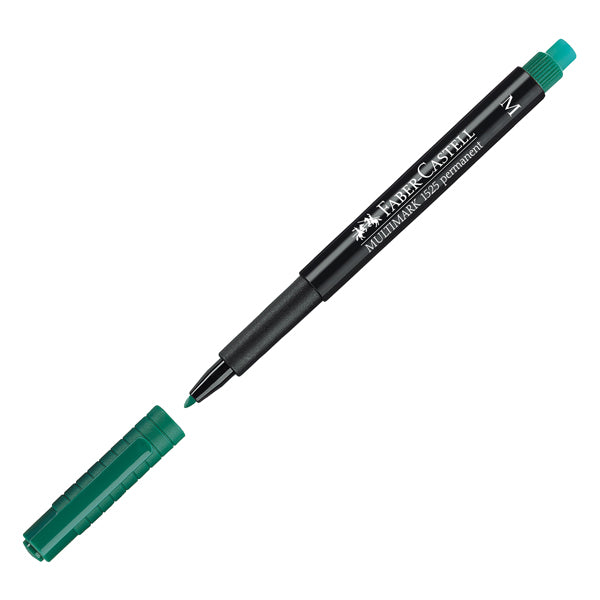 Pennarello Multimark universale permanente con gomma  - punta media 1,0mm - astuccio 4 colori - Faber-Castell