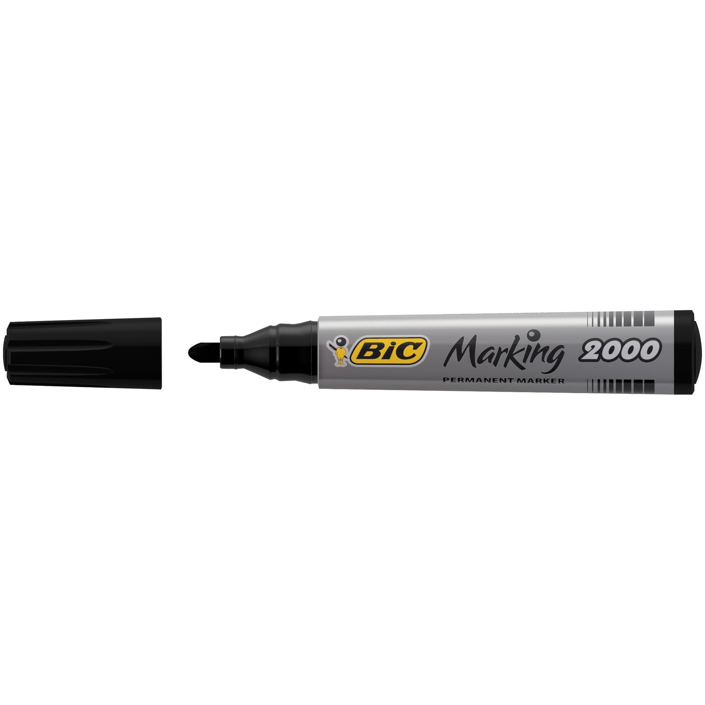 Marcatori permanente Marking a base d'alcool - punta tonda 1,70mm - nero - Bic - conf. 12 pezzi
