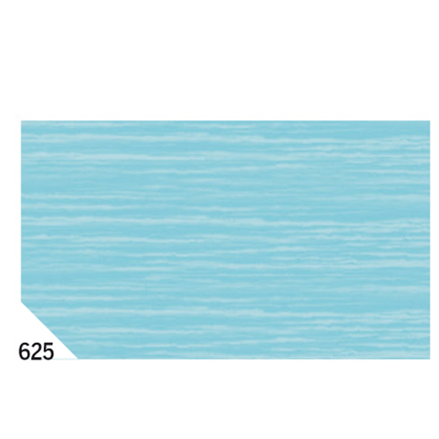 Carta crespa - 50 x 250 cm - 48 gr - azzurro 625 - Rex Sadoch - conf.10 rotoli