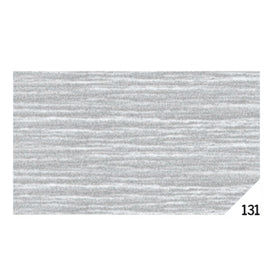 Carta crespa - 50 x 150 cm - 80 gr - argento metal 131 - Rex Sadoch - conf.10 rotoli