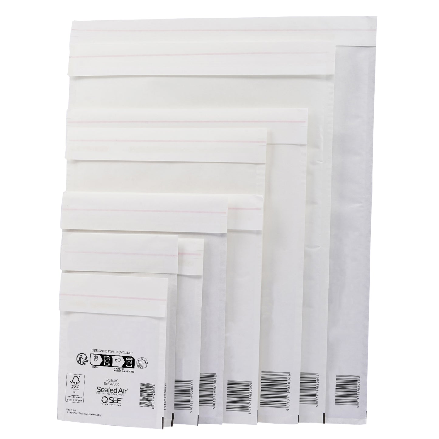 Busta imbottita Mail Lite - D (18 x 26 cm) - bianco - Sealed Air - conf. 10 pezzi