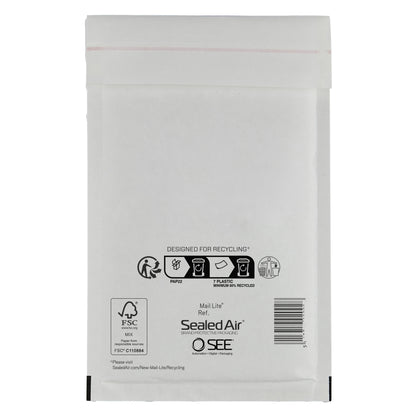 Busta imbottita Mail Lite - H (27 x 36 cm) - bianco - Sealed Air - conf. 10 pezzi