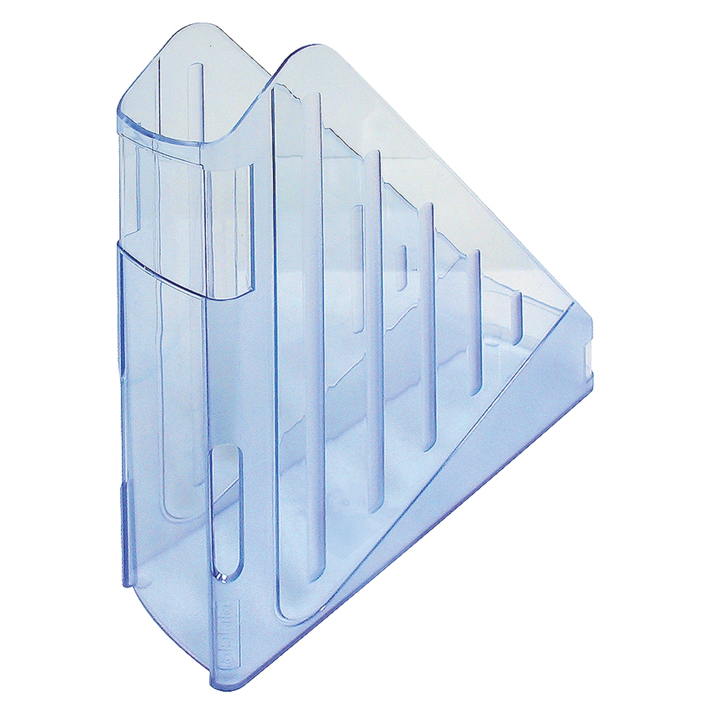 Portariviste Classic - 29,5 x 27 cm - dorso 7,5 cm - azzurro trasparente - Arda