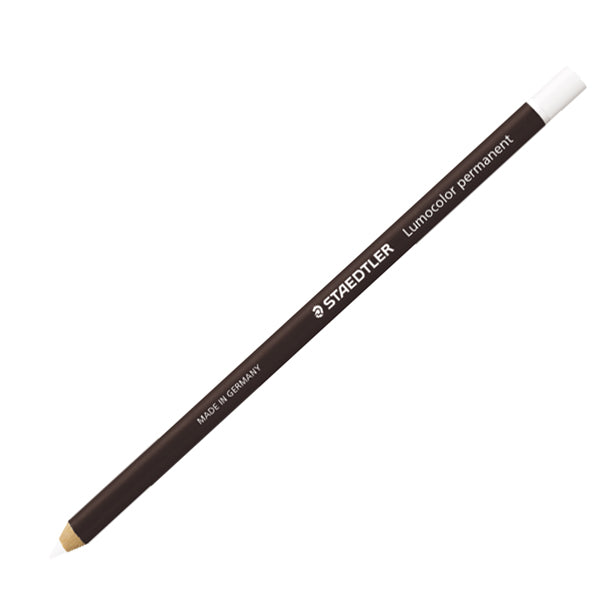 Matita Lumocolor Glasochrom - permanente  - bianco - Staedtler