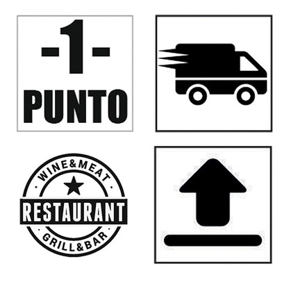 Timbro quadrato 4921 - personalizzabile - 12 x 12 mm - 3 righe - autoinchiostrante - Trodat
