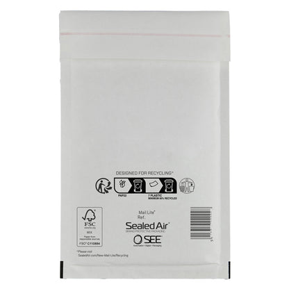 Busta imbottita Mail Lite - G (24 x 33 cm) - bianco - Sealed Air - conf. 10 pezzi