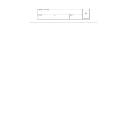 Blocco buste nota spese - 28 x 15cm - Edipro - conf. 25 buste