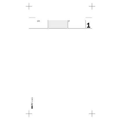 Blocco comande - 25/25 fogli autoricalcanti - 17 x 9,9cm - Edipro