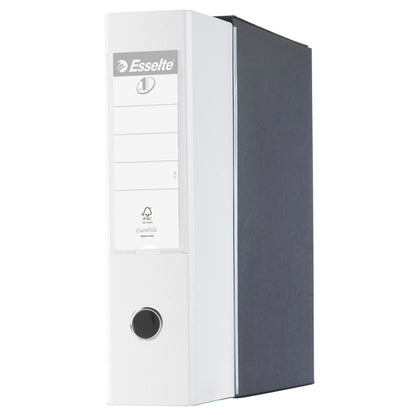 Registratore Eurofile G55 - dorso 8 cm - protocollo 23 x 33 cm - bianco - Esselte
