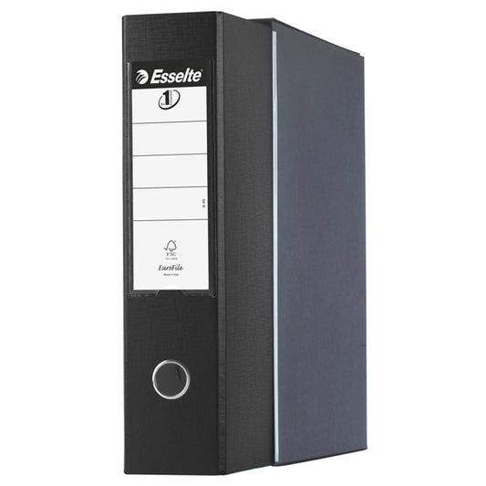 Registratore Eurofile G55 - dorso 8 cm - protocollo 23 x 33 cm - nero - Esselte