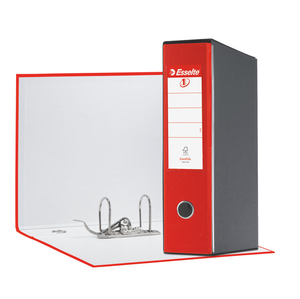 Registratore Eurofile G55 - dorso 8 cm - protocollo 23 x 33 cm - rosso - Esselte