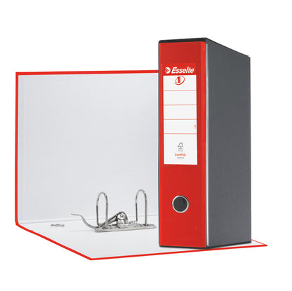 Registratore Eurofile G55 - dorso 8 cm - protocollo 23 x 33 cm - rosso - Esselte