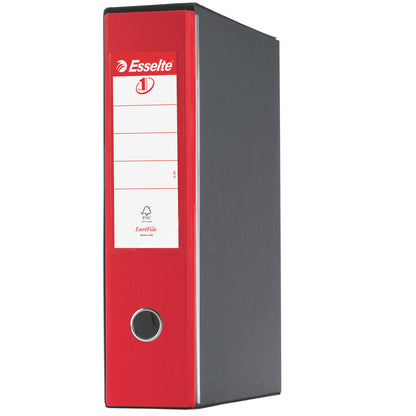 Registratore Eurofile G55 - dorso 8 cm - protocollo 23 x 33 cm - rosso - Esselte